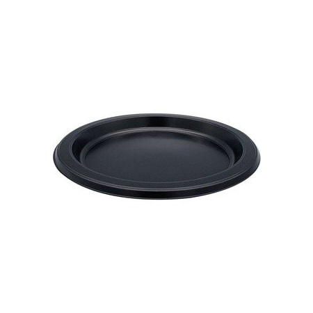 Plates, Rnd, Plastic, 7 Inch-Black